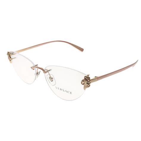 women's versace eyeglass frames|versace rimless glasses for women.